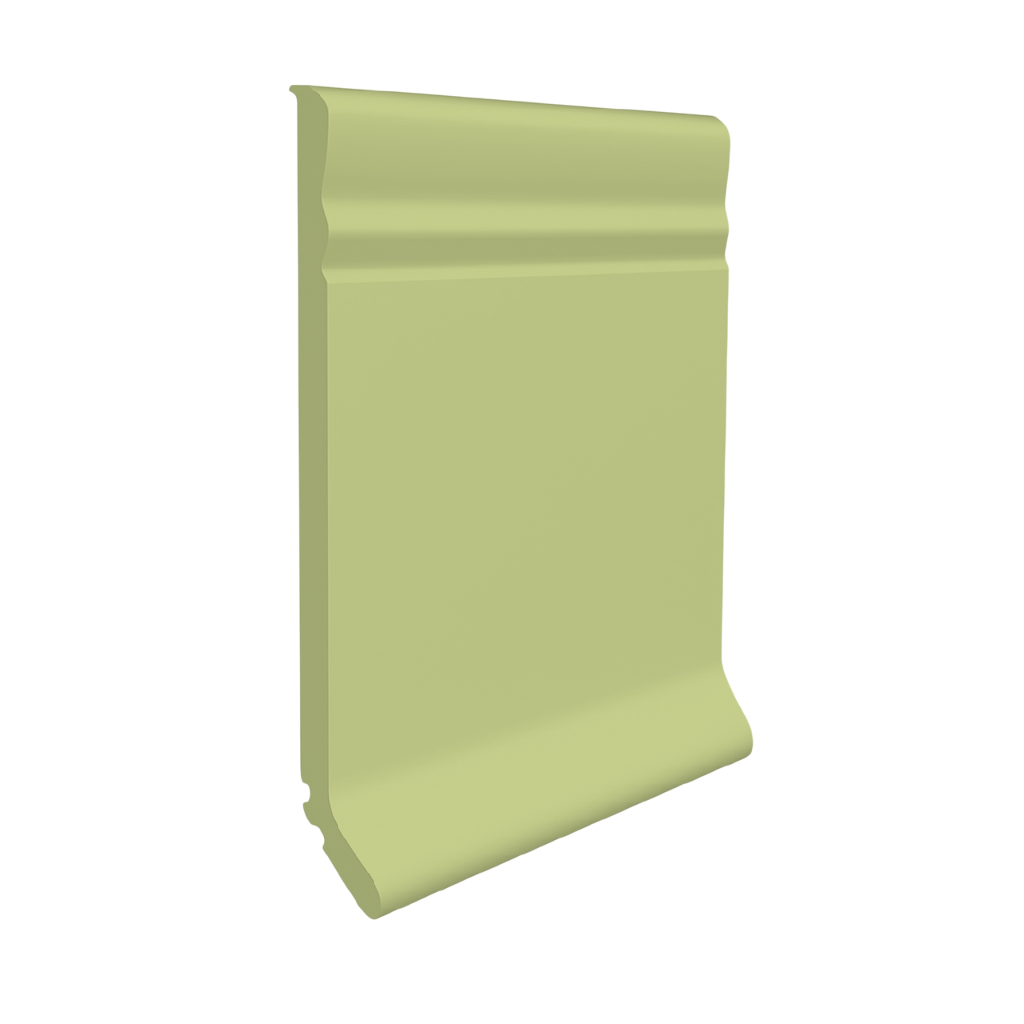 Roppe Pinnacle Plus Wall Base Draft #20 Pear Green 4" x 120' Roll by 1/8" Cove (with Toe)