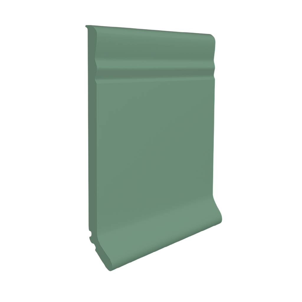 Roppe Pinnacle Plus Wall Base Draft #20 Sweet Basil 4" x 120' Roll by 1/8" Cove (with Toe)