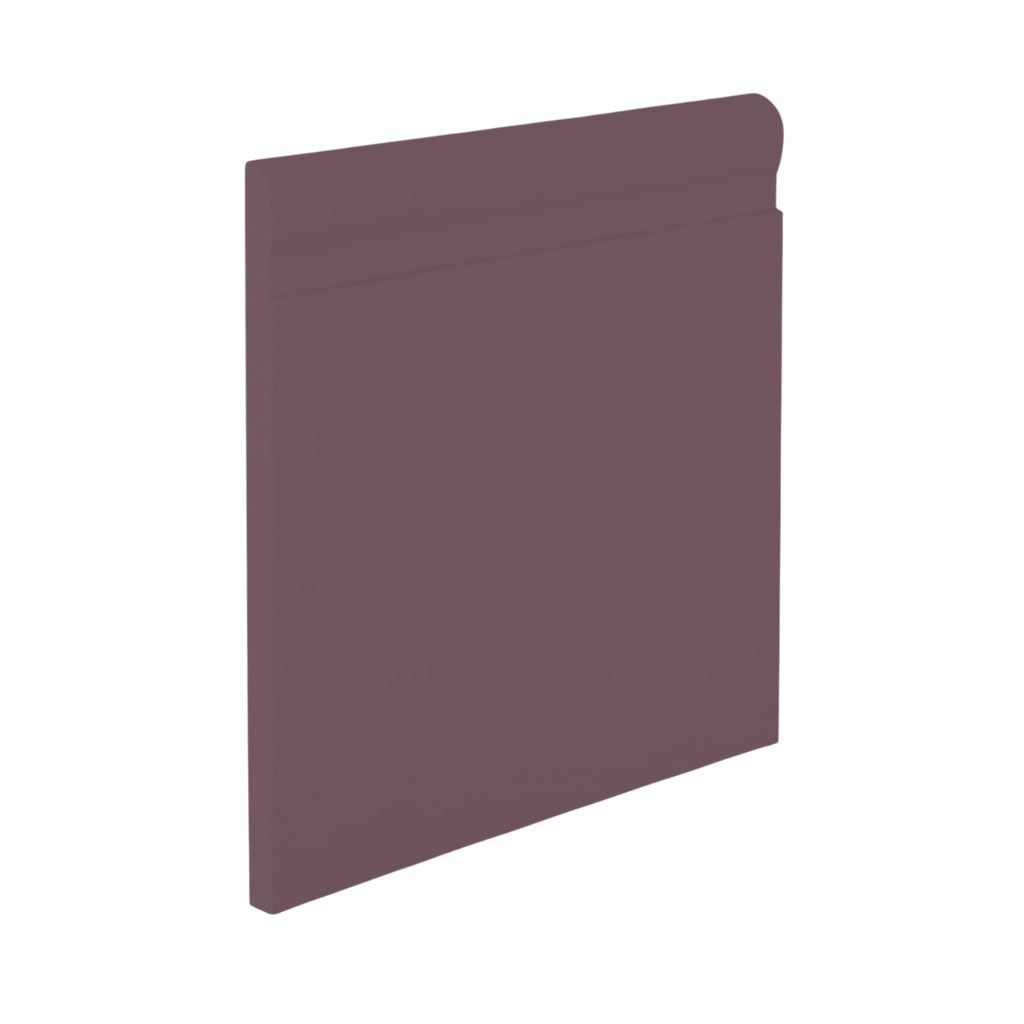 Roppe Pinnacle Plus Wall Base Fashion #85 Berry Ice 4.25" x 60' Roll by 1/4" Straight (Toeless)