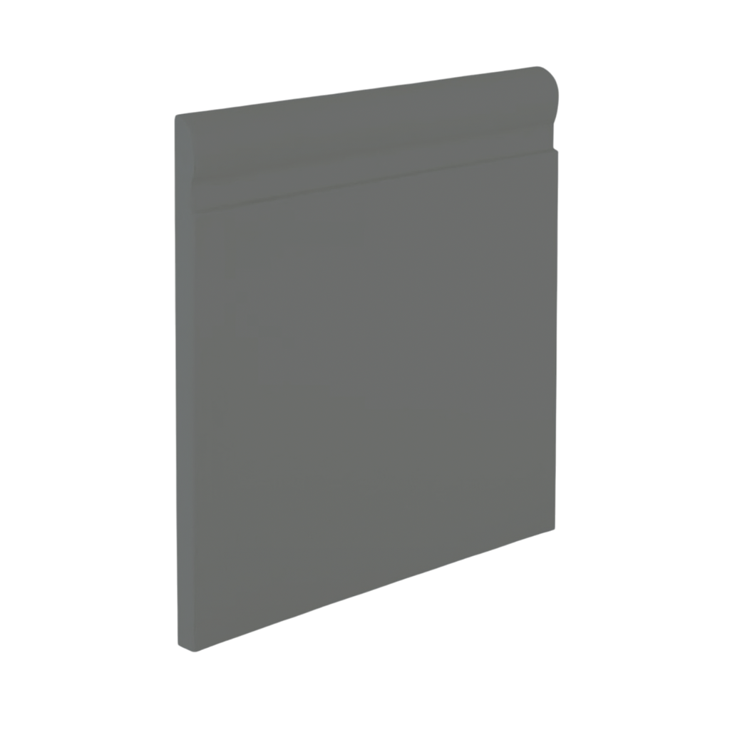 Roppe Pinnacle Plus Wall Base Fashion #85 Dark Gray 4.25" x 60' Roll by 1/4" Straight (Toeless)