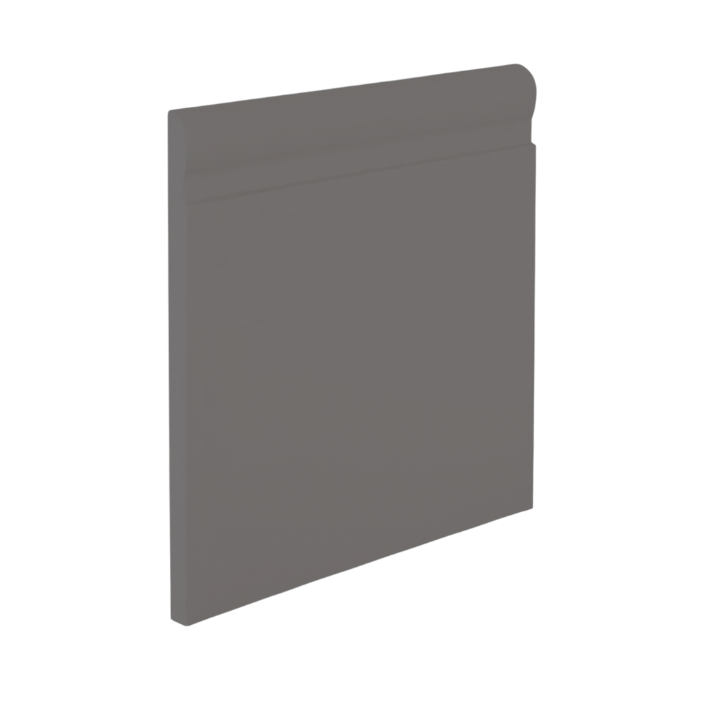 Roppe Pinnacle Plus Wall Base Fashion #85 Steel Gray 4.25" x 60' Roll by 1/4" Straight (Toeless)