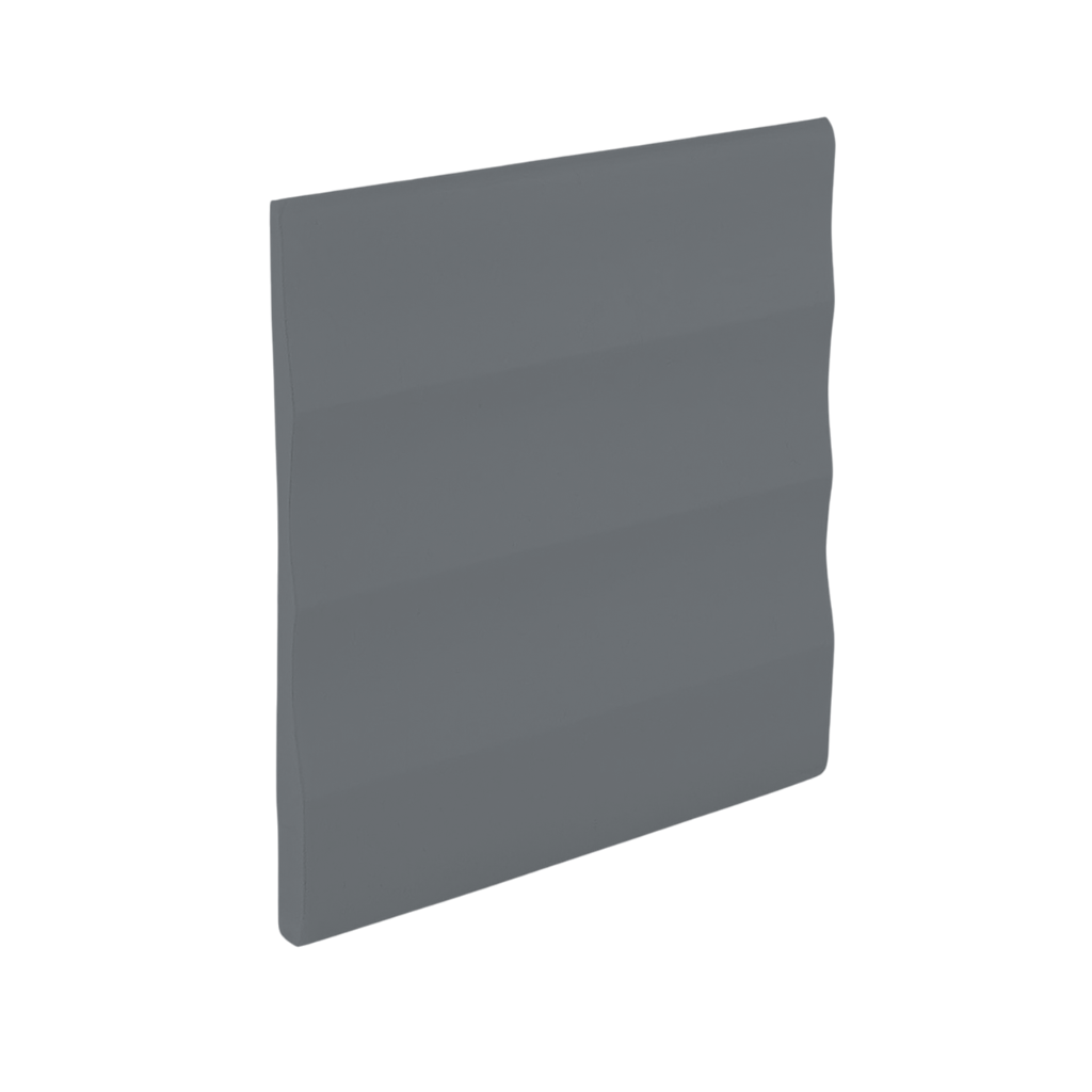 Roppe Pinnacle Plus Wall Base Impressions #50 Dark Gray 4" x 60' Roll by 3/16" Straight (Toeless)