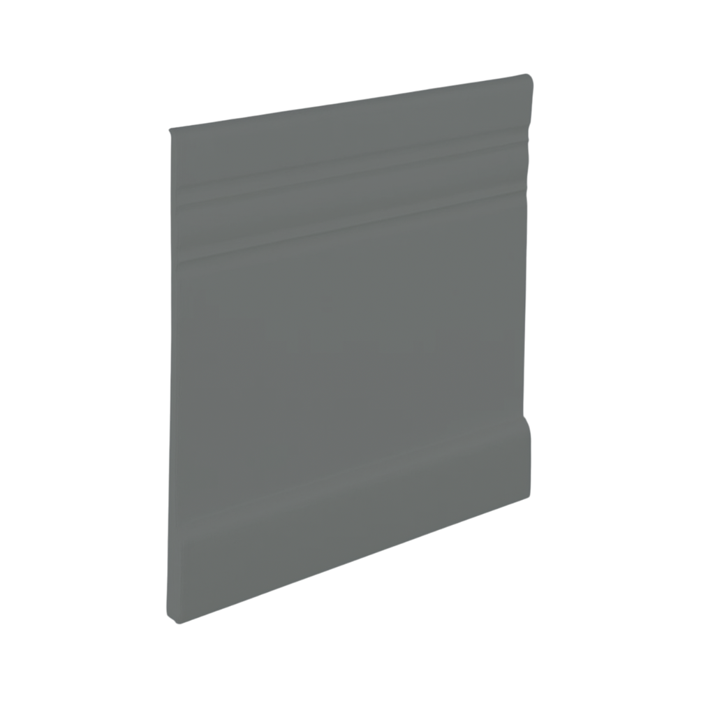 Roppe Pinnacle Plus Wall Base Impulse #15 Dark Gray 5 1/4" x 60' Roll by 3/16" Straight (Toeless)