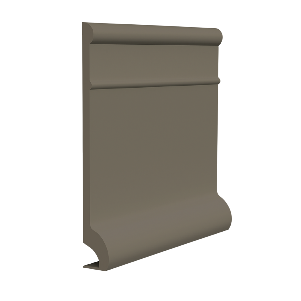 Roppe Pinnacle Plus Wall Base Invent #95 Lunar Dust 5 1/2" x 60' Roll by 3/8" Cove (with Toe)