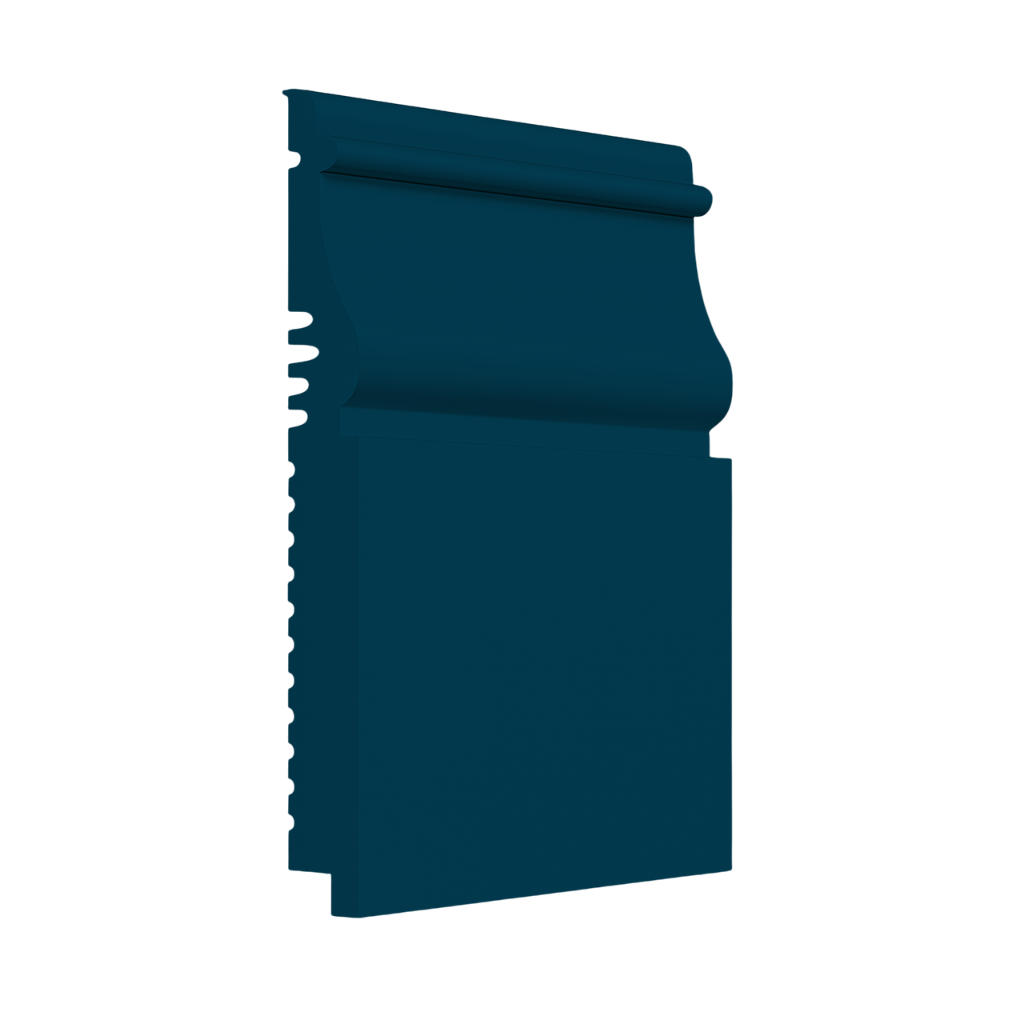 Roppe Pinnacle Plus Wall Base Nobility #55 Blue 5 1/2" x 8' Pieces by 3/8" (48 ft./box) Straight (Toeless)