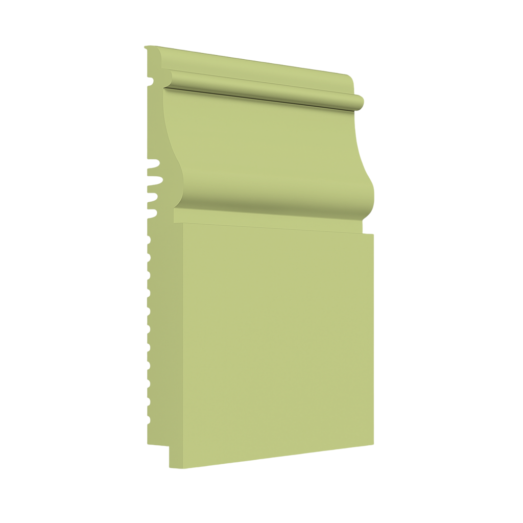 Roppe Pinnacle Plus Wall Base Nobility #55 Pear Green 5 1/2" x 8' Pieces by 3/8" (48 ft./box) Straight (Toeless)