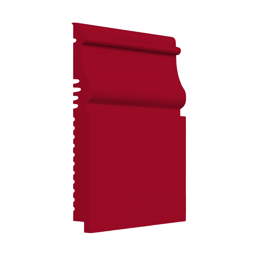 Roppe Pinnacle Plus Wall Base Nobility #55 Red 5 1/2" x 8' Pieces by 3/8" (48 ft./box) Straight (Toeless)