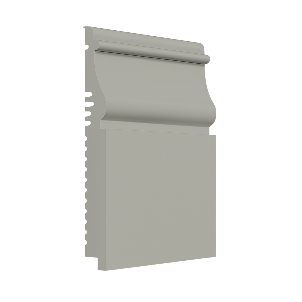 Roppe Pinnacle Plus Wall Base Nobility #55 Smoke 5 1/2" x 8' Pieces by 3/8" (48 ft./box) Straight (Toeless)