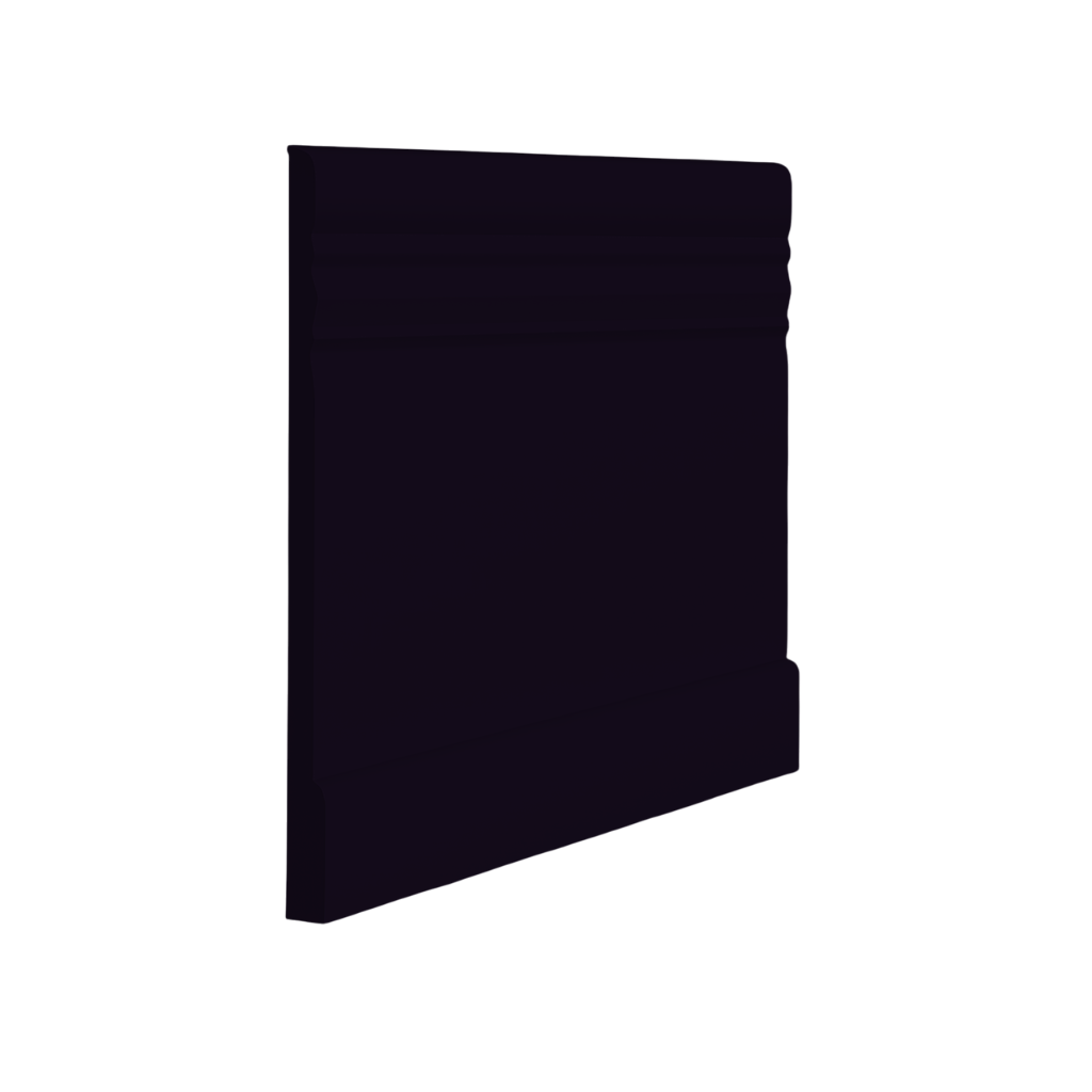 Roppe Pinnacle Plus Wall Base Serenity #10 Black 4" x 60' Roll by 3/16" Straight (Toeless)