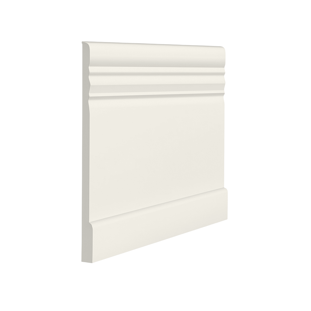 Roppe Pinnacle Plus Wall Base Serenity #10 Snow 4" x 60' Roll by 3/16" Straight (Toeless)