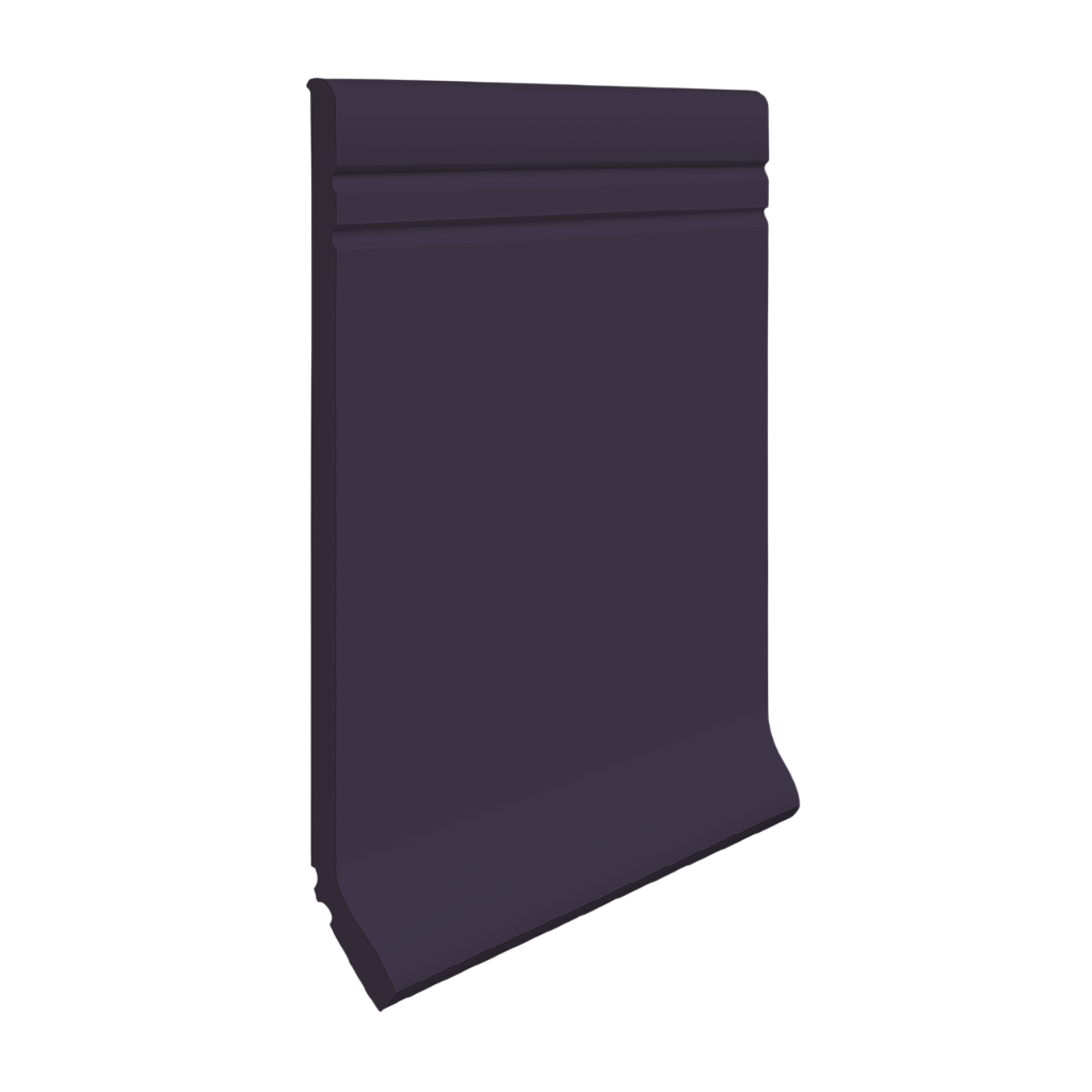 Roppe Pinnacle Plus Wall Base Sketch #30 Aubergine 4" x 120' Roll by 1/8" Cove (with Toe)