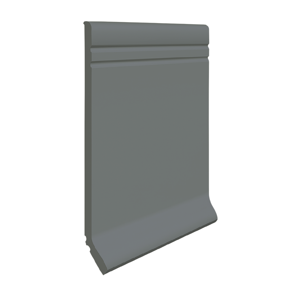 Roppe Pinnacle Plus Wall Base Sketch #30 Dark Gray 4" x 120' Roll by 1/8" Cove (with Toe)