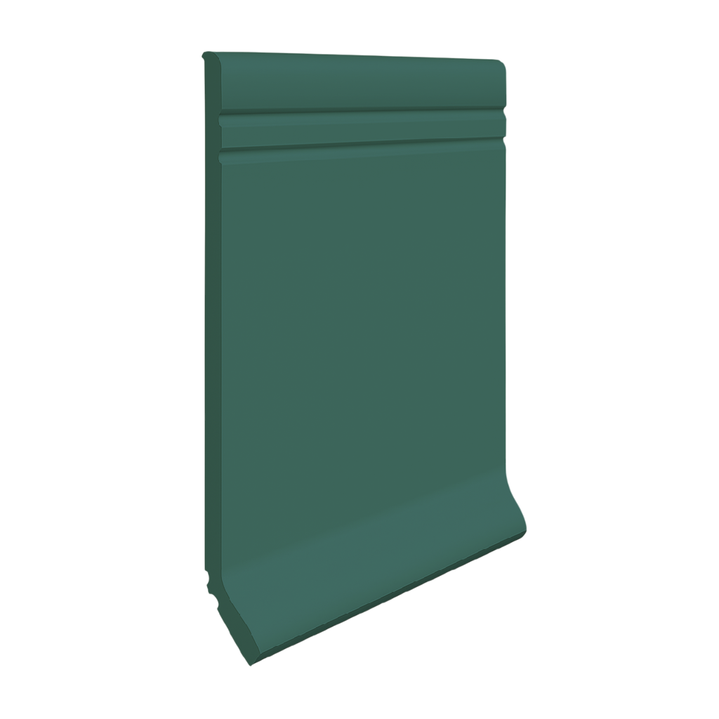 Roppe Pinnacle Plus Wall Base Sketch #30 Hunter Green 4" x 120' Roll by 1/8" Cove (with Toe)