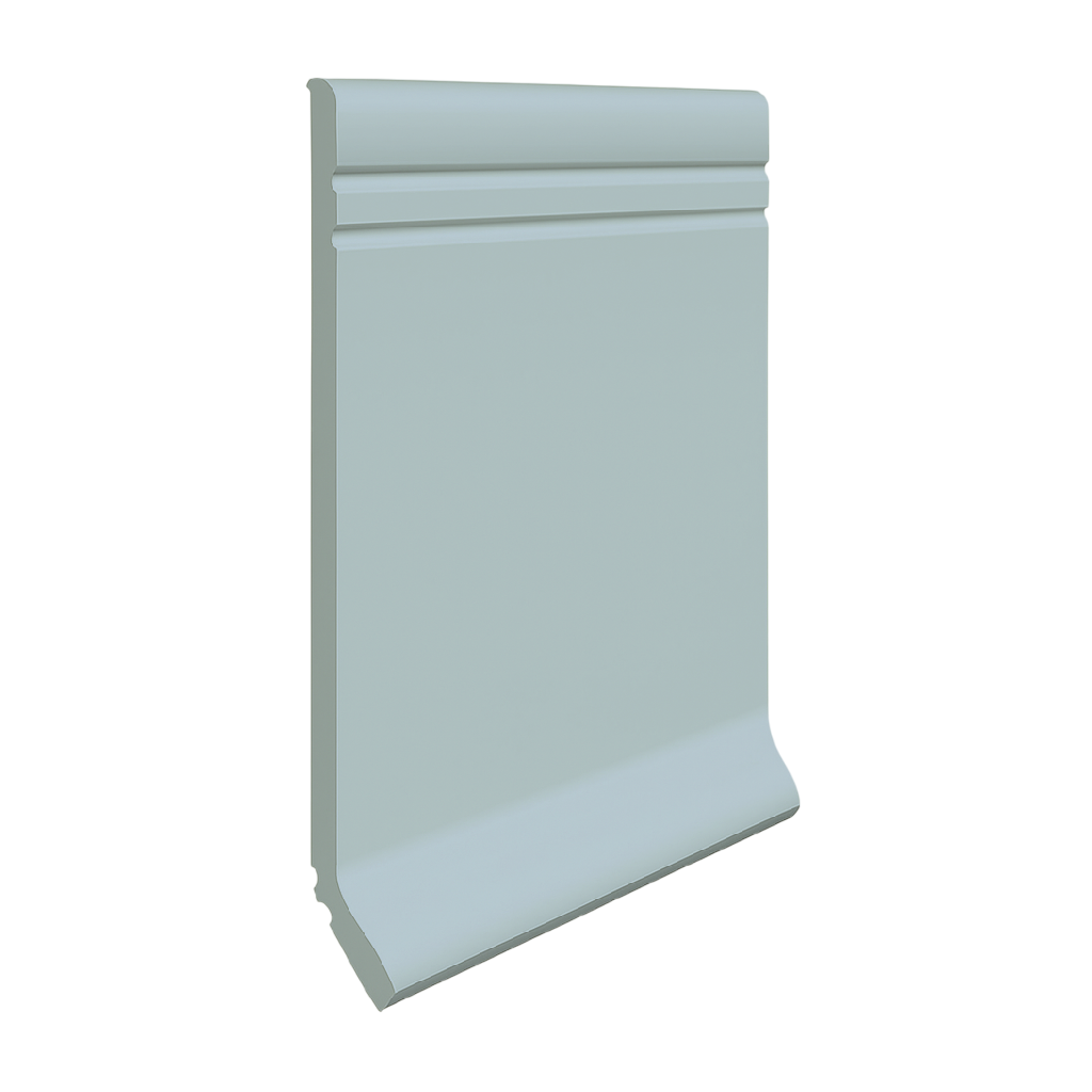 Roppe Pinnacle Plus Wall Base Sketch #30 Peaceful Blue 4" x 120' Roll by 1/8" Cove (with Toe)