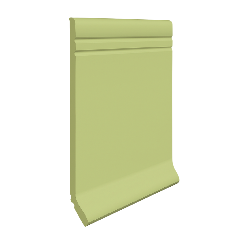 Roppe Pinnacle Plus Wall Base Sketch #30 Pear Green 4" x 120' Roll by 1/8" Cove (with Toe)