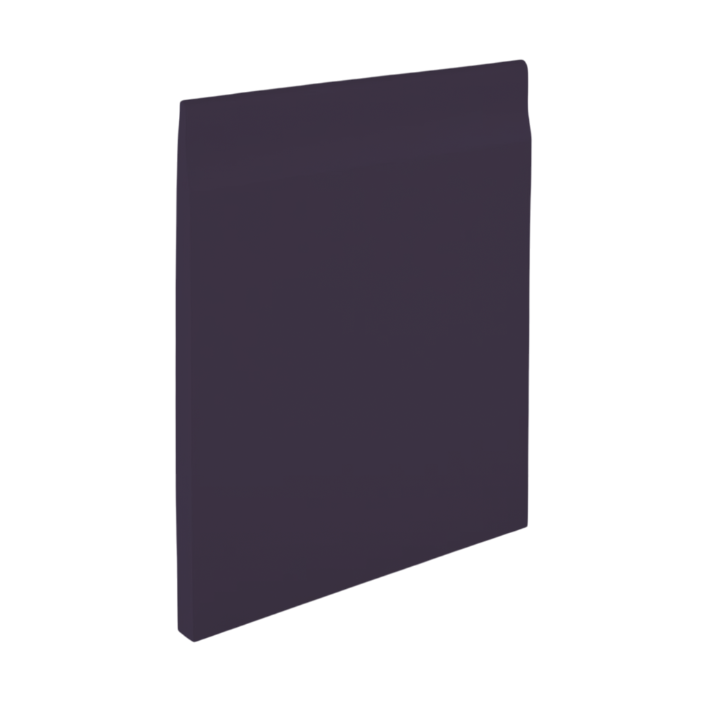 Roppe Pinnacle Plus Wall Base Sleek #35 Aubergine 4 9/16" x 60' Roll by 3/16" Straight (Toeless)