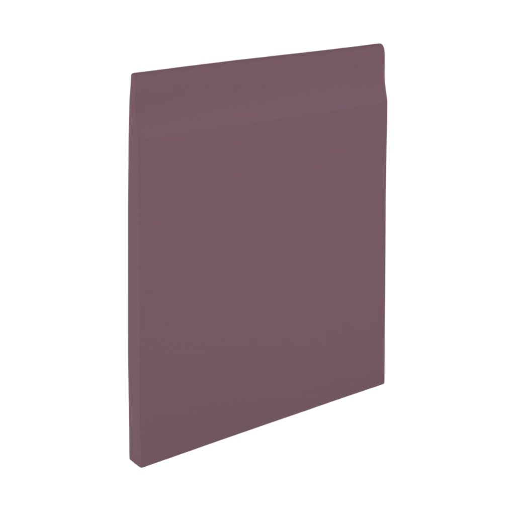 Roppe Pinnacle Plus Wall Base Sleek #35 Berry Ice 4 9/16" x 60' Roll by 3/16" Straight (Toeless)