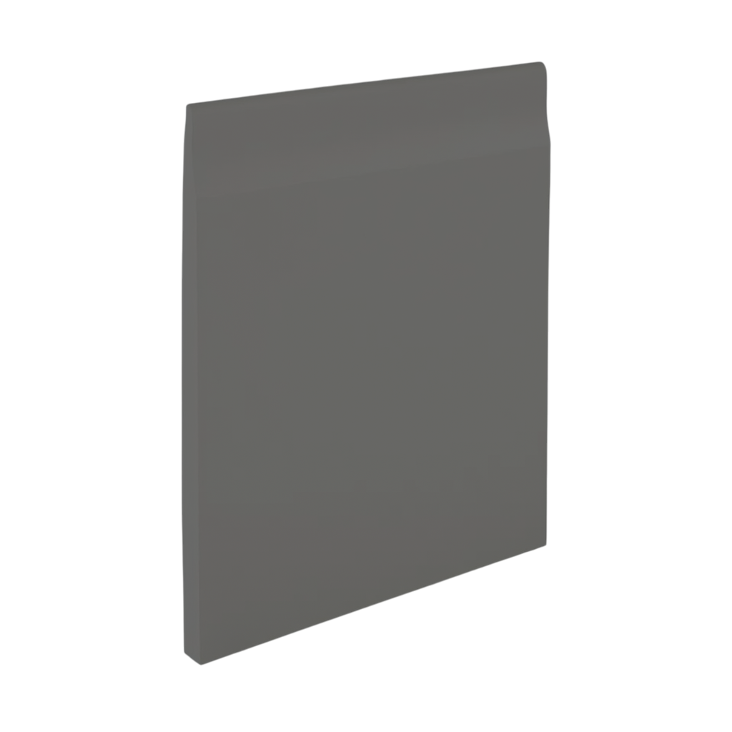 Roppe Pinnacle Plus Wall Base Sleek #35 Charcoal 4 9/16" x 60' Roll by 3/16" Straight (Toeless)