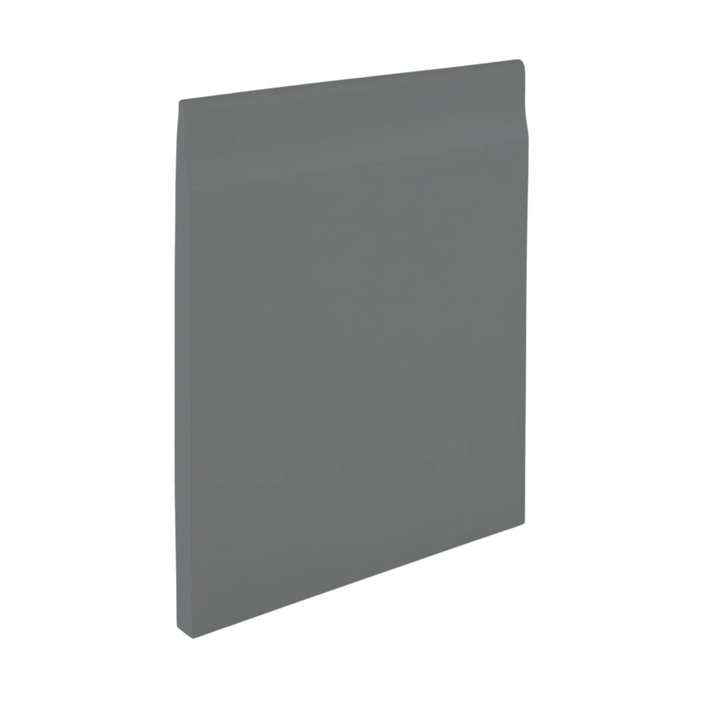 Roppe Pinnacle Plus Wall Base Sleek #35 Dark Gray 4 9/16" x 60' Roll by 3/16" Straight (Toeless)