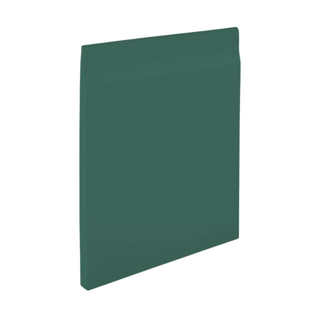 Roppe Pinnacle Plus Wall Base Sleek #35 Hunter Green 4 9/16" x 60' Roll by 3/16" Straight (Toeless)