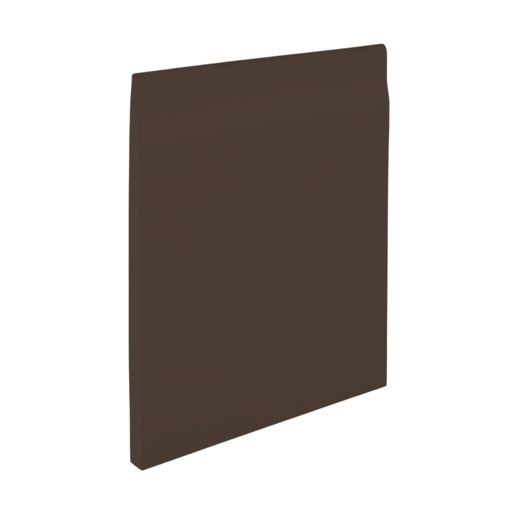 Roppe Pinnacle Plus Wall Base Sleek #35 Light Brown 4 9/16" x 60' Roll by 3/16" Straight (Toeless)