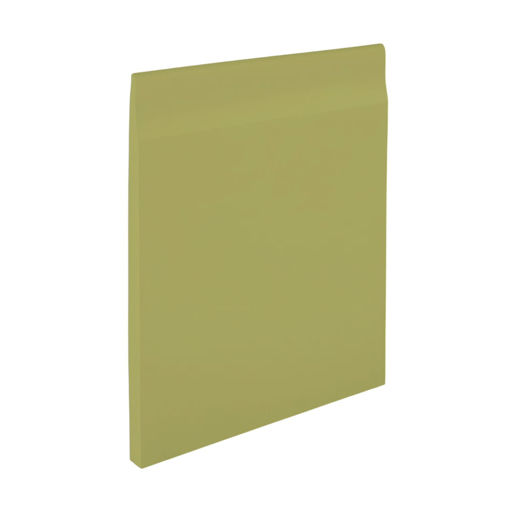 Roppe Pinnacle Plus Wall Base Sleek #35 Spring Dill 4 9/16" x 60' Roll by 3/16" Straight (Toeless)