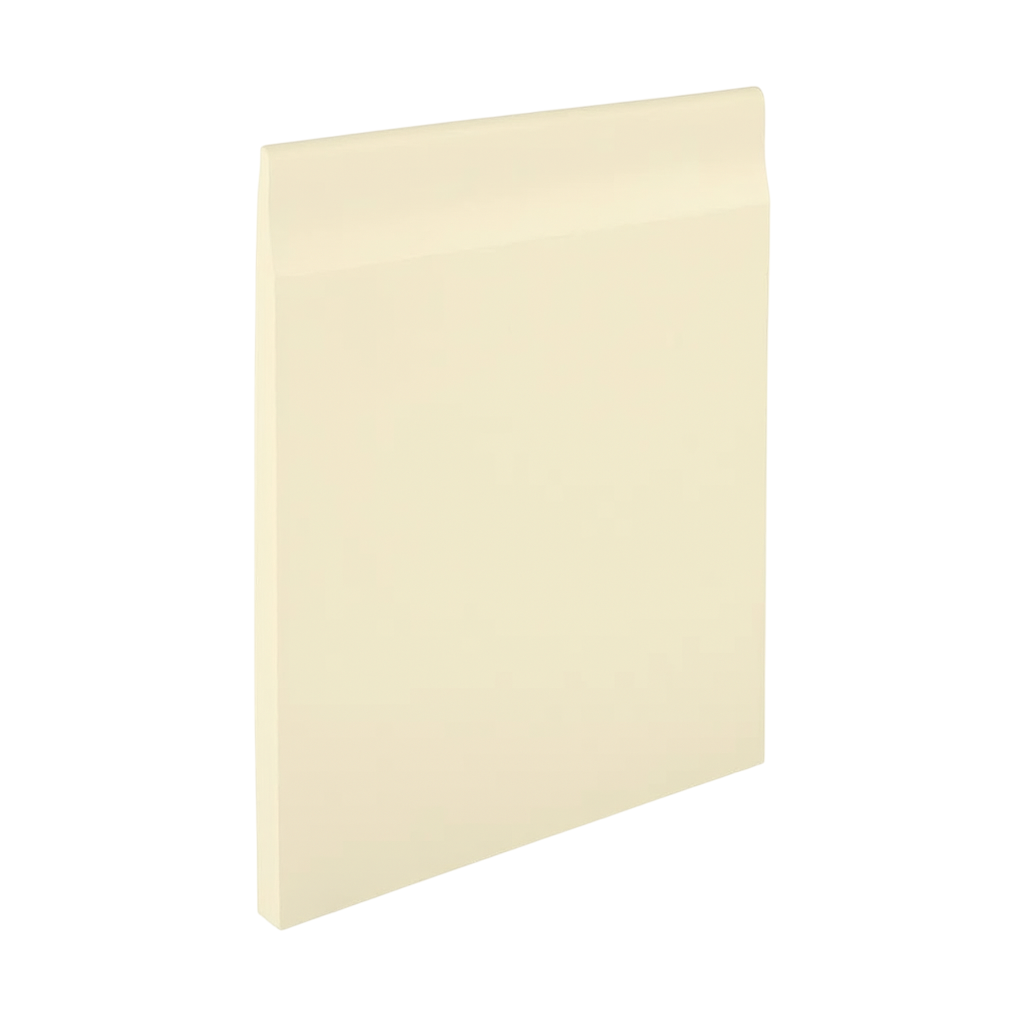 Roppe Pinnacle Plus Wall Base Sleek #35 White 4 9/16" x 60' Roll by 3/16" Straight (Toeless)