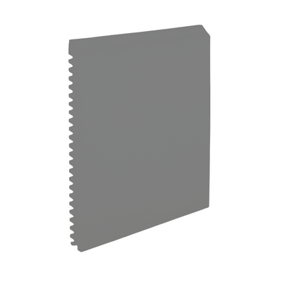 Roppe Pinnacle Plus Wall Base Vertical #65 Charcoal 4 5/8" x 8' Pieces by 3/8" (48 ft./box) Straight (Toeless)