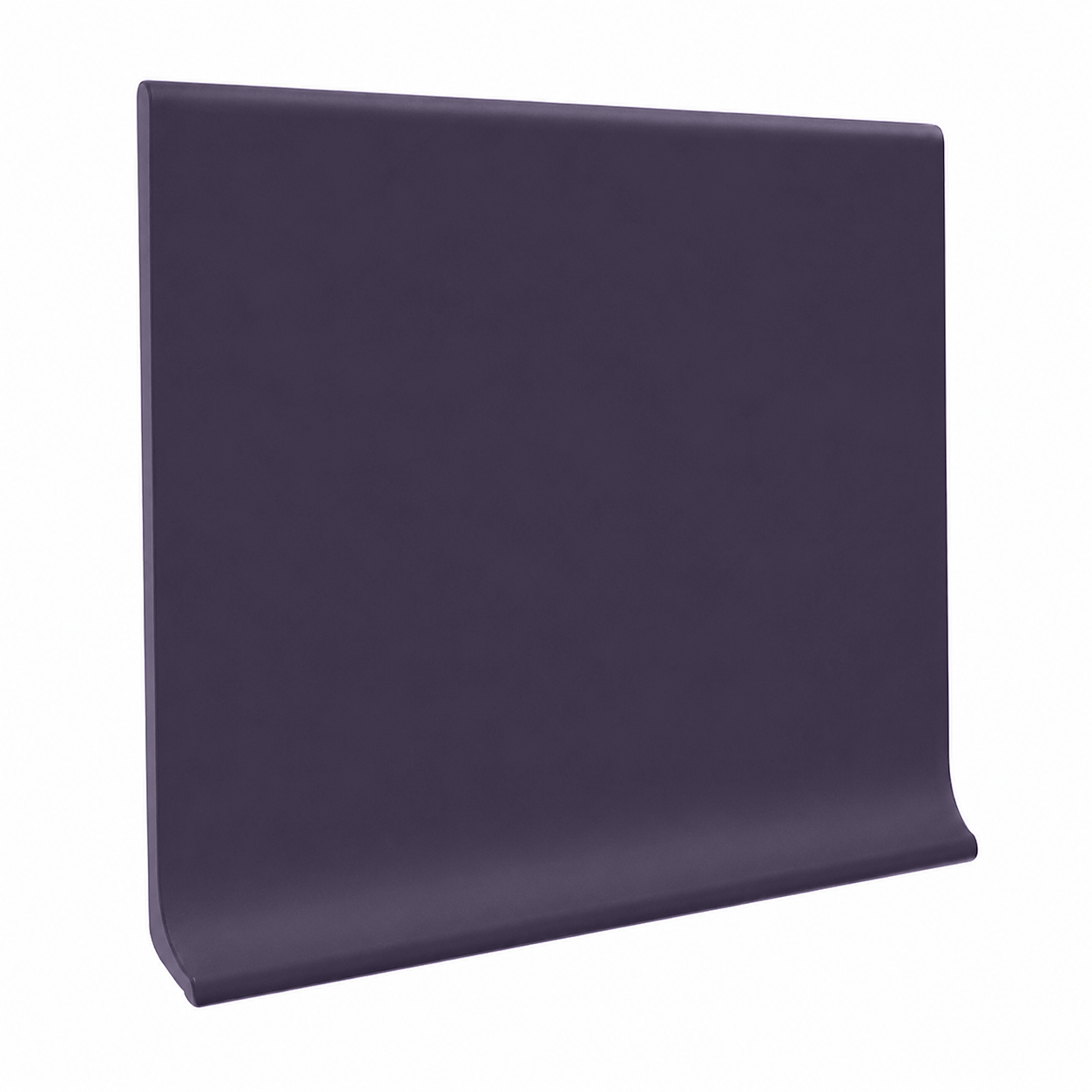 Roppe Pinnacle Series Rubber Wall Base Aubergine 3" x 120' Roll by 1/8" Cove (with Toe) (120 LF / Box)
