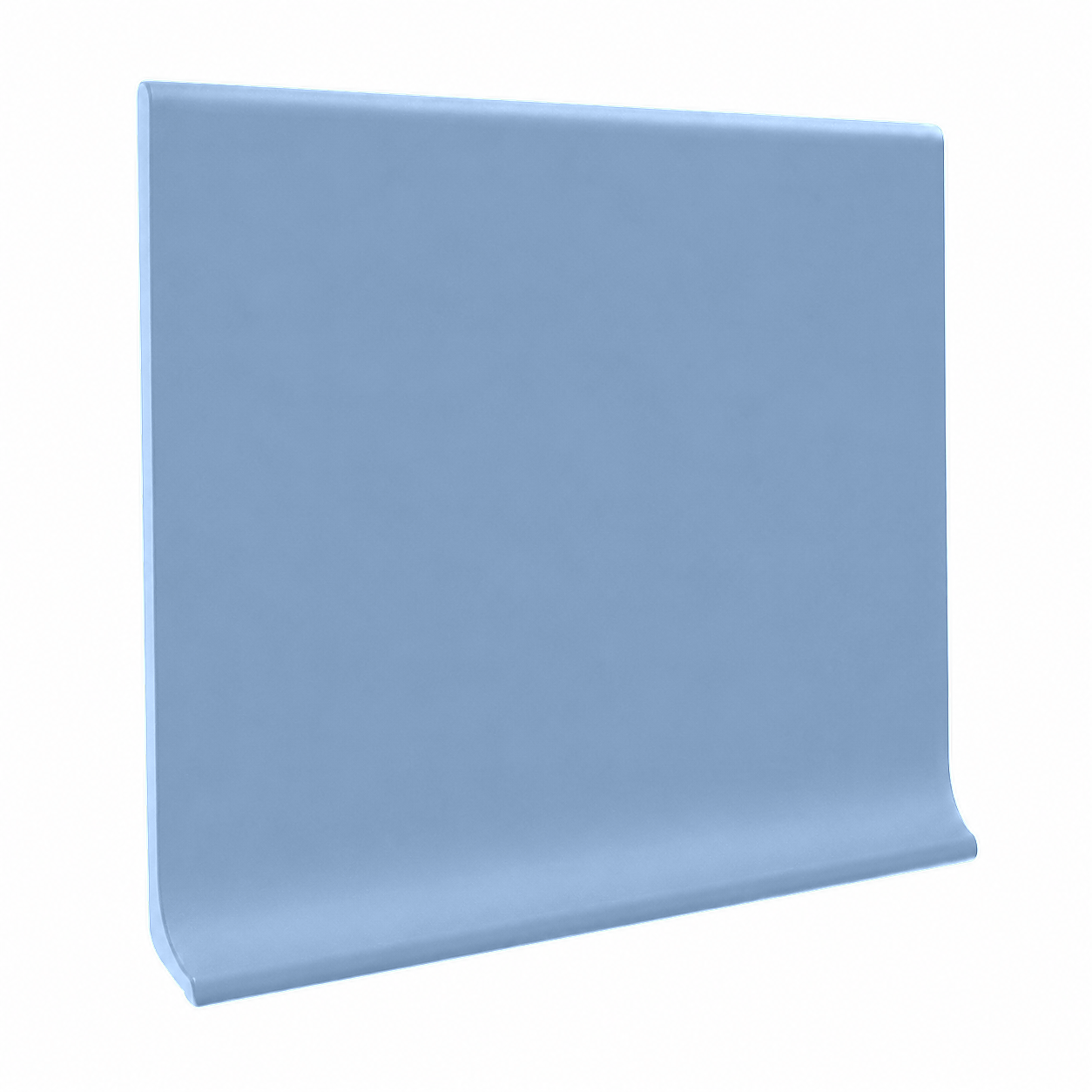 Roppe Pinnacle Series Rubber Wall Base Bluebell 3" x 120' Roll by 1/8" Cove (with Toe) (120 LF / Box)
