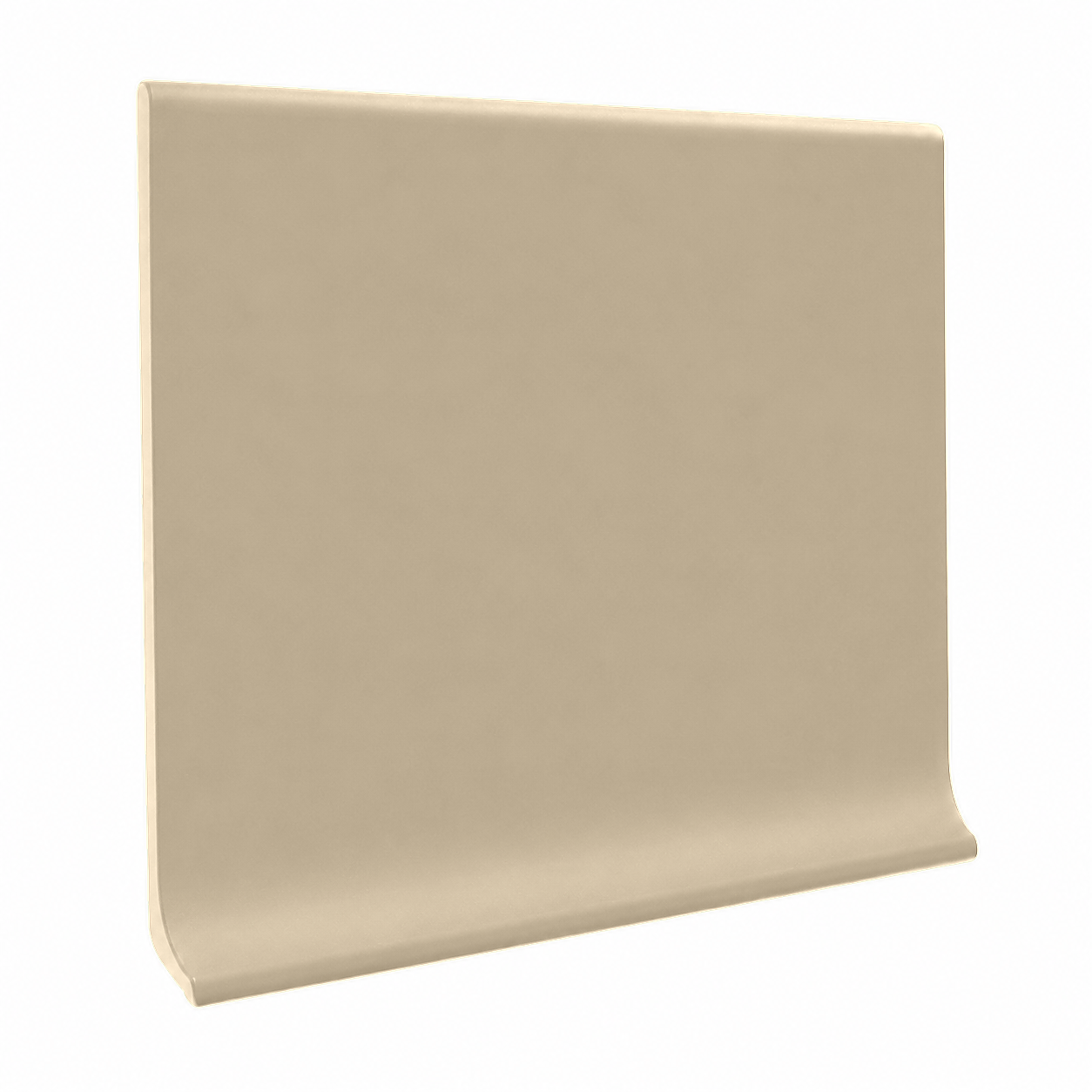 Roppe Pinnacle Series Rubber Wall Base Flax 3" x 120' Roll by 1/8" Cove (with Toe) (120 LF / Box)