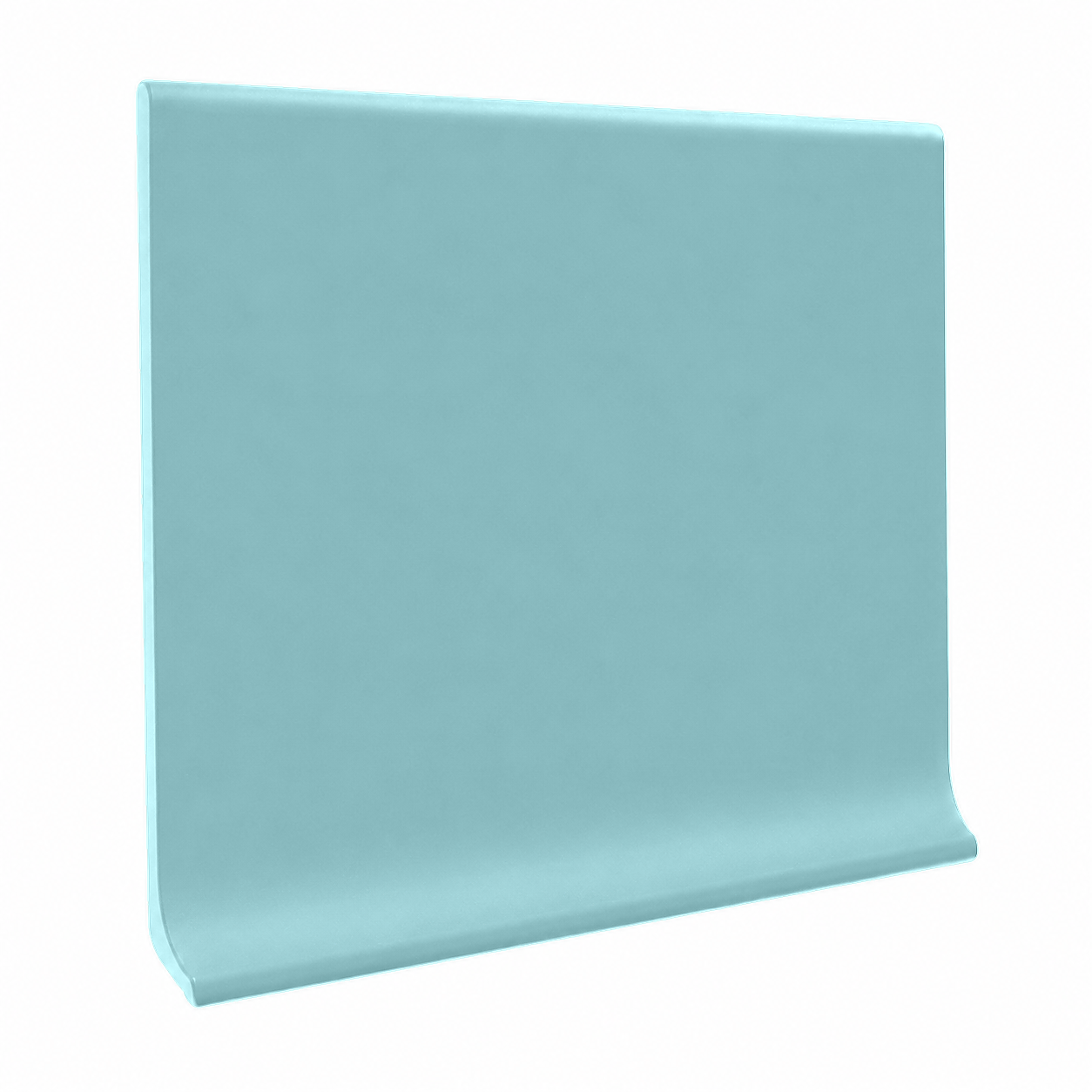 Roppe Pinnacle Series Rubber Wall Base Sea Glass 3" x 120' Roll by 1/8" Cove (with Toe) (120 LF / Box)