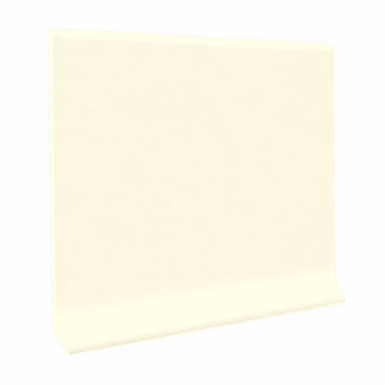 Roppe Pinnacle Wall Base White 3" x 4'by 1/8" Cove (with Toe)