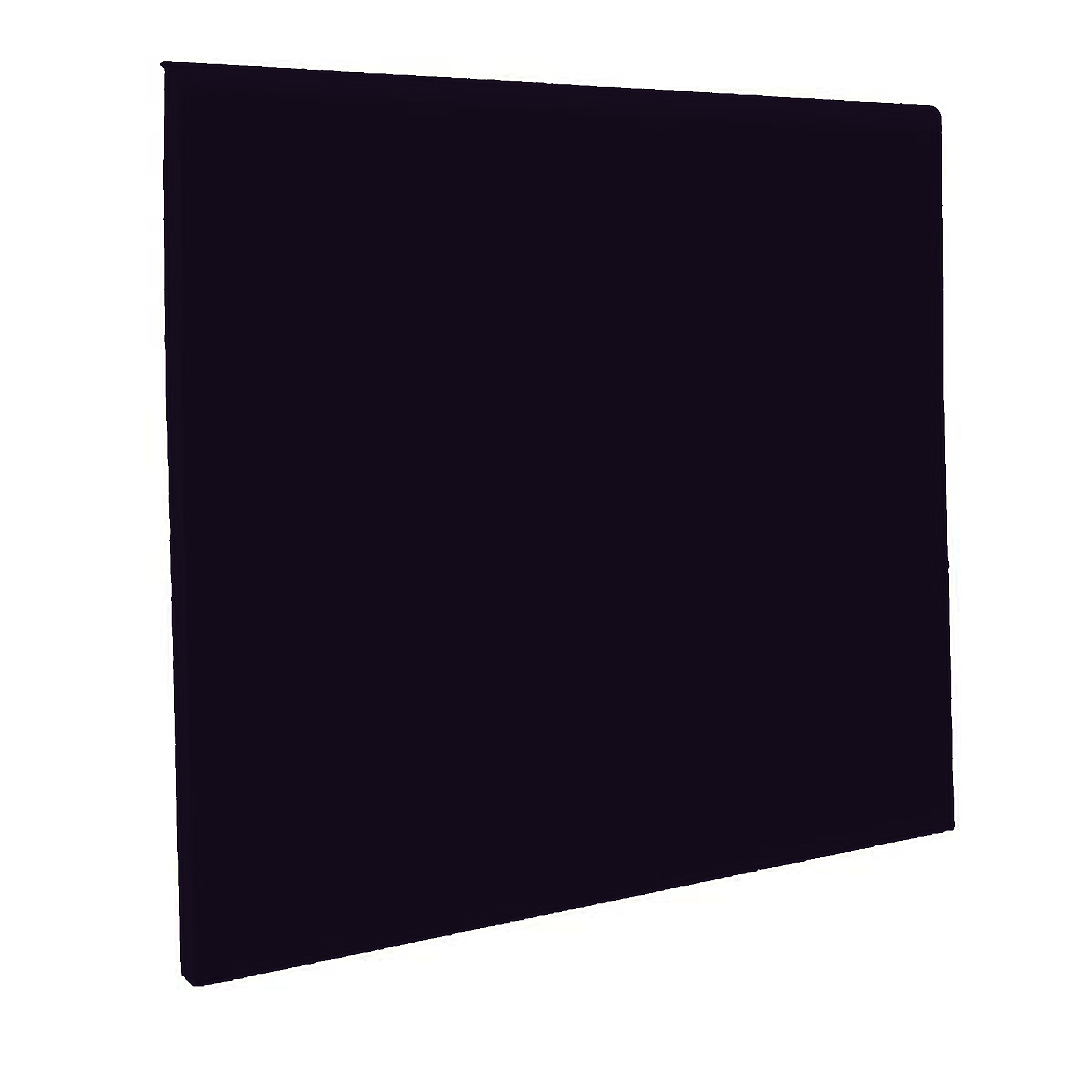 Roppe Pinnacle Series Rubber Wall Base Black 2.5" x 120' Roll by 1/8" Straight (Toeless)