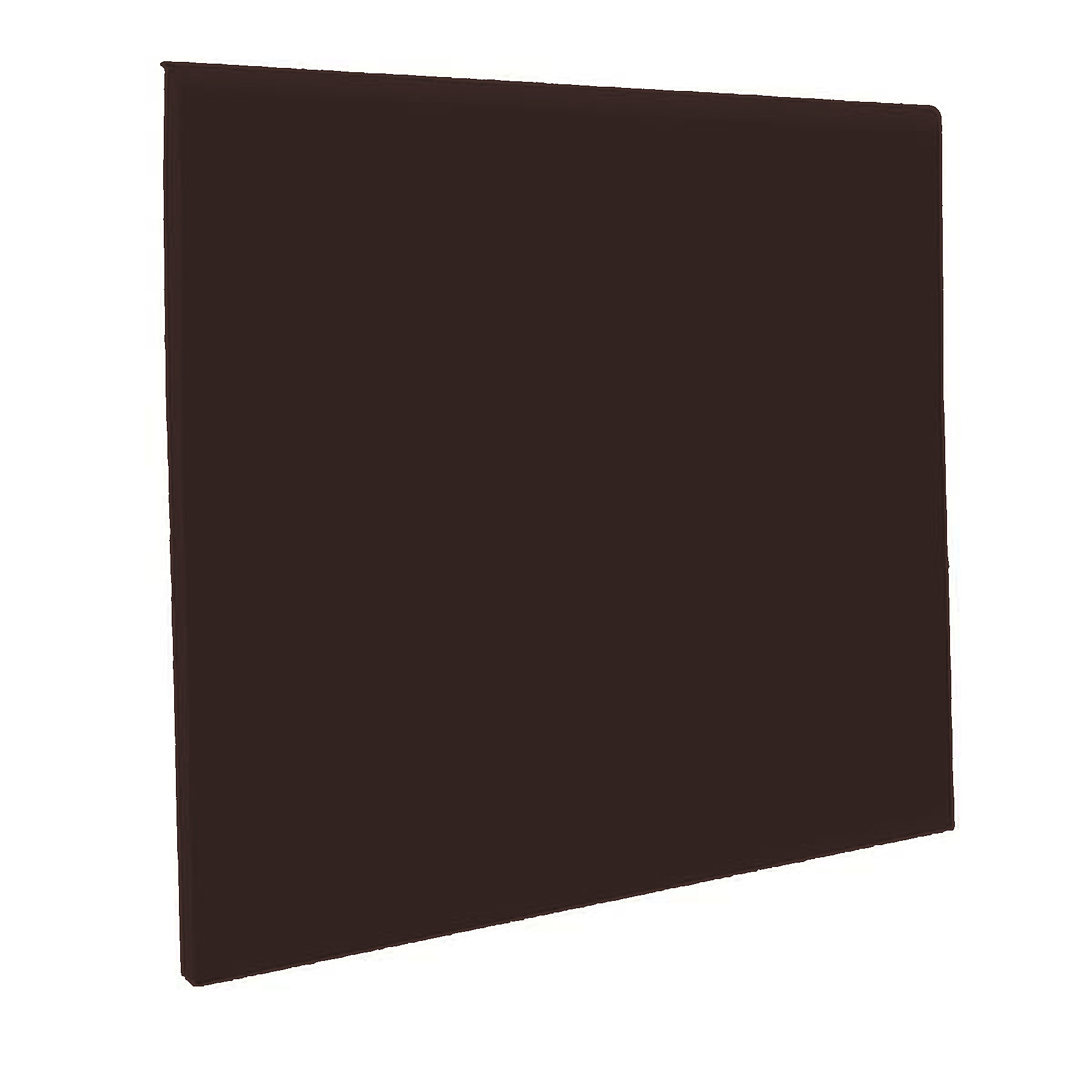 Roppe Pinnacle Series Rubber Wall Base Brown 2.5" x 120' Roll by 1/8" Straight (Toeless)