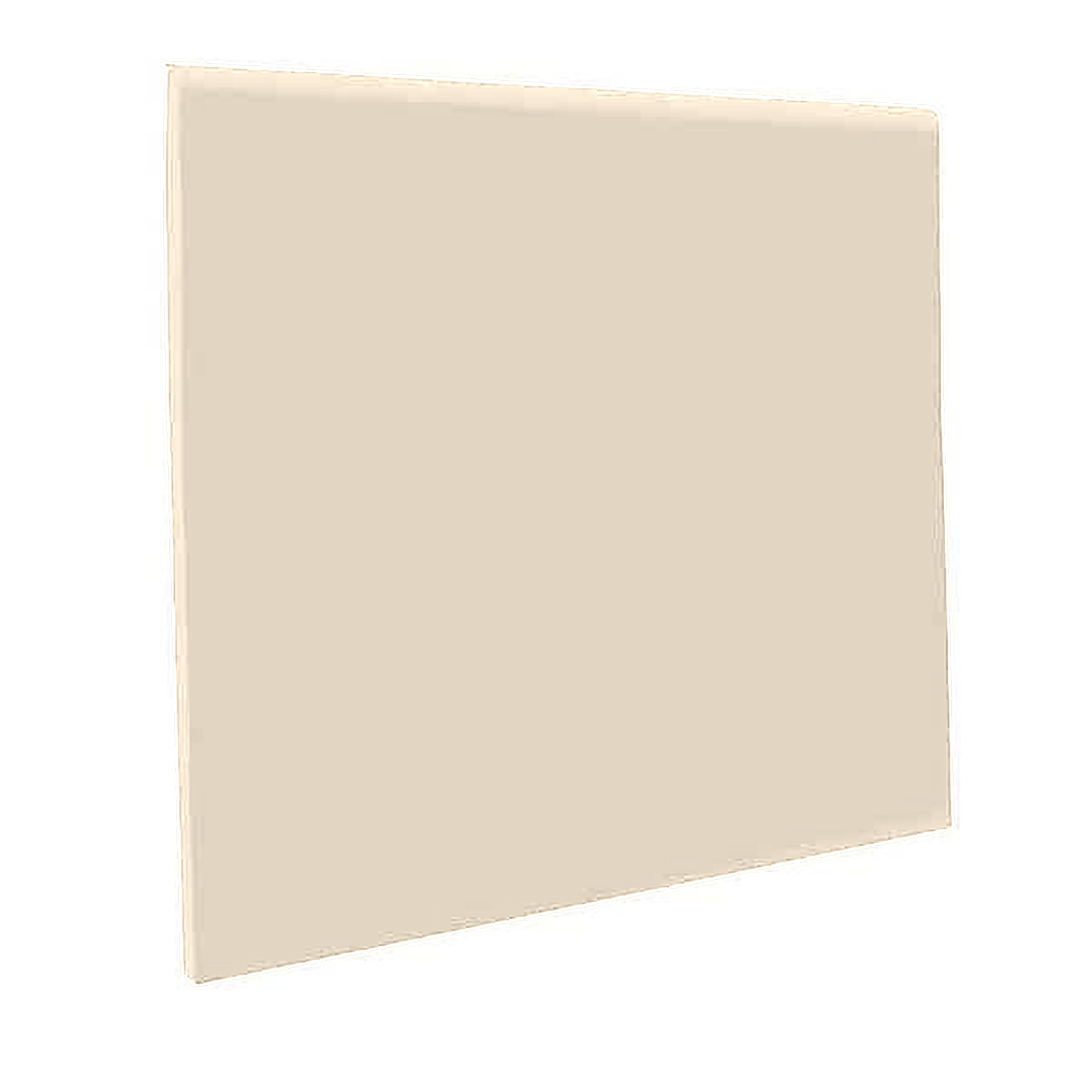Roppe Pinnacle Series Rubber Wall Base Natural 3" x 120' Roll by 1/8" Straight (Toeless) (120 LF / Box)