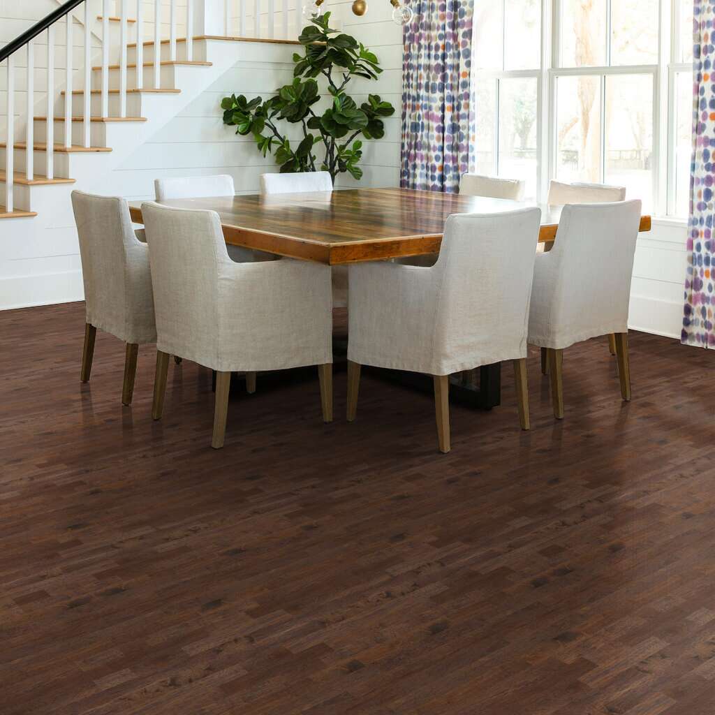 Shaw Sequoia Hickory Mixed Width SW546-00941 Three Rivers 14.63" x Random Lengths up to 58.56" Engineered Scraped Hickory Hardwood Flooring (34.96 SF/Box)