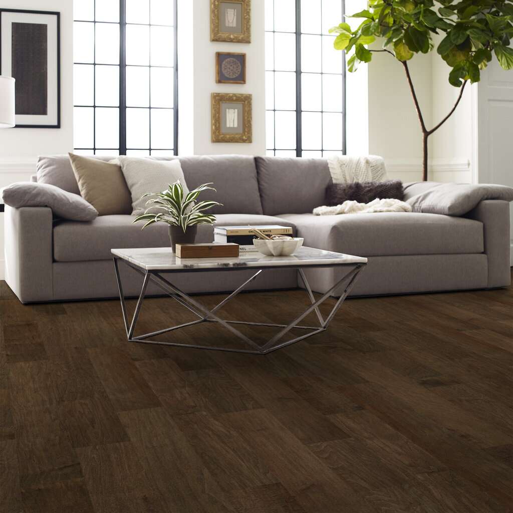 Shaw Pacific Grove SW594-03000 Bison 6.38" x Random Lengths up to 58.5" Scraped Maple Hardwood Flooring (30.48 SF/Box)
