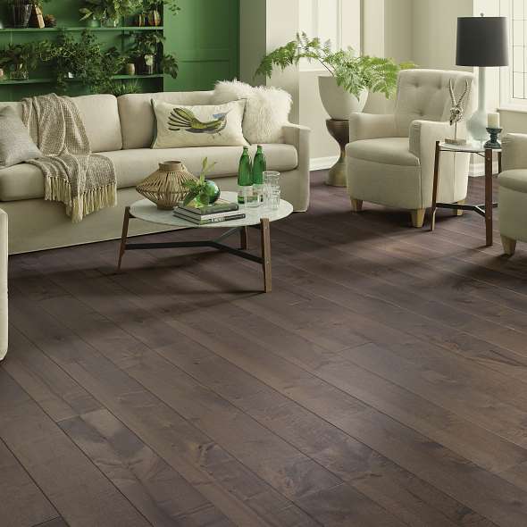 Shaw Reflections Maple SW660-09019 Serenity 7" x Random Lengths up to 82.5" Engineered Distressed Maple Hardwood Flooring (23.58 SF/Box)