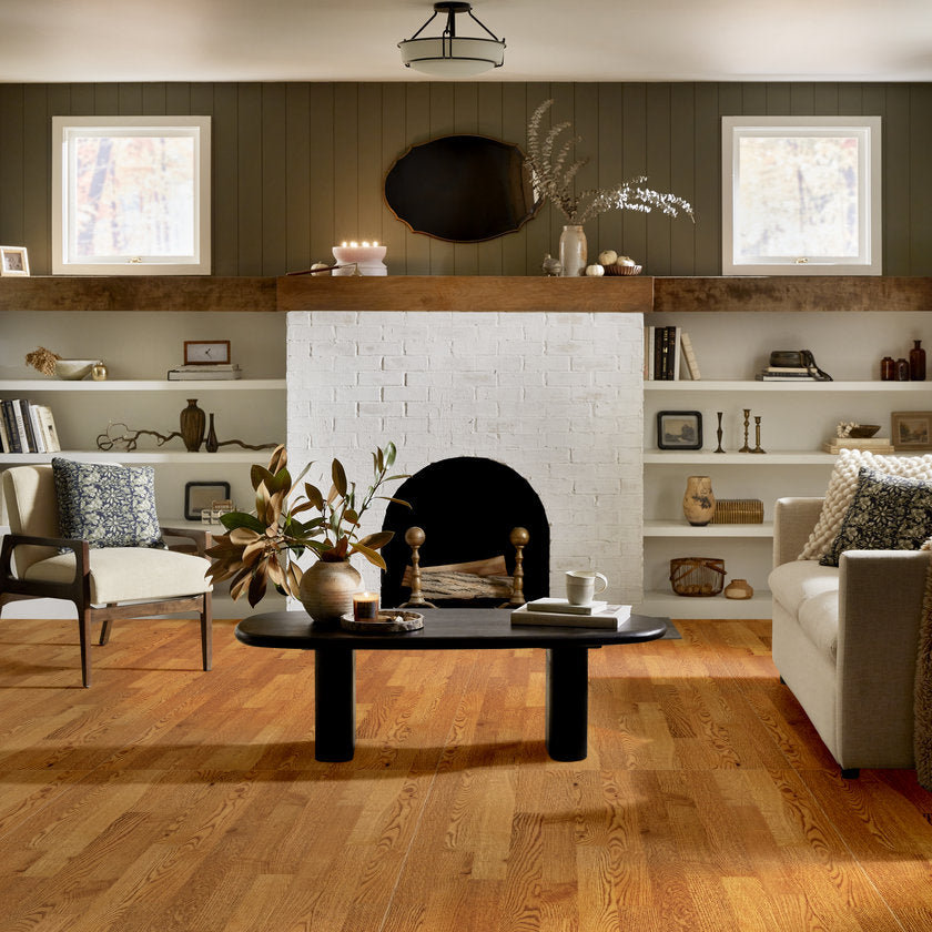 Shaw Lineage Oak SW785-02080 Honey 3" x 13.8" - 47.24" Random Lengths Engineered Hardwood (24.86 SF/Box)
