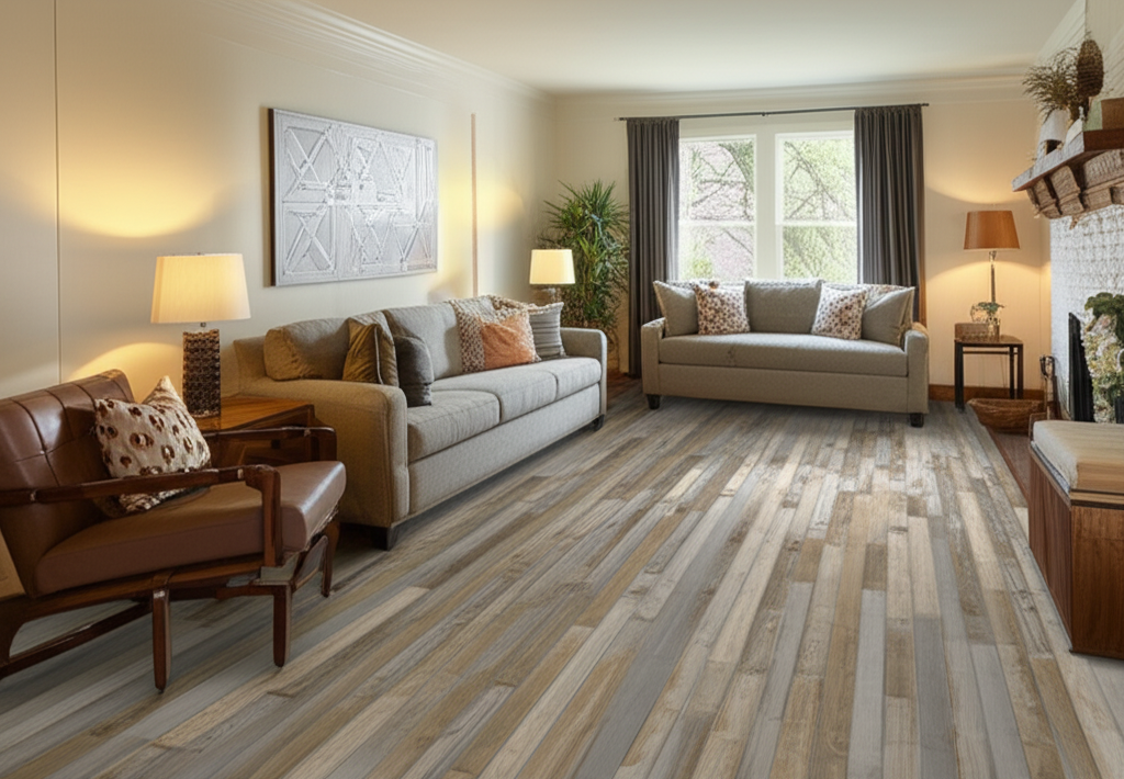 Luxway Cascade Savannah 7" x 48" Floating LVT