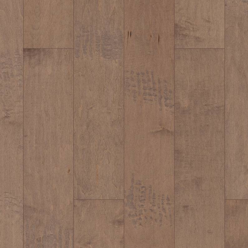 Shaw Yukon Maple 6 3/8 SW548-01130 Smoke LG 6.38" x Random Lengths up to 58.5" Engineered Scraped Maple Hardwood Flooring (30.48 SF/Box)