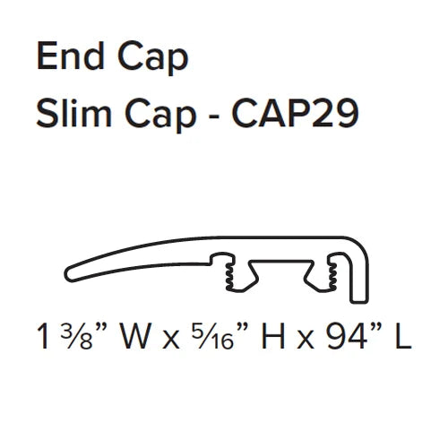 Stanton SPC End Cap Slim Cap 94" Coordinated Color