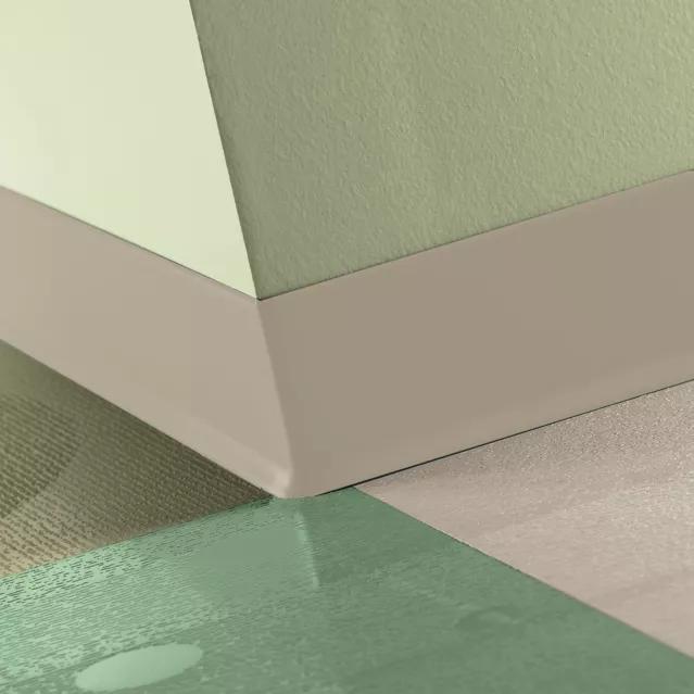 Tarkett / Johnsonite Traditional Duracove Rubber Wall Base DC09 Clay 2.5" x 120' Roll by 1/8" Cove (with Toe)