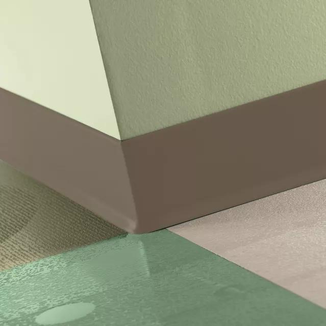 Tarkett / Johnsonite Traditional Duracove Rubber Wall Base DC101 Seaweed 2.5" x 4' (30 Pcs. / Box) by 1/8" Cove (with Toe)