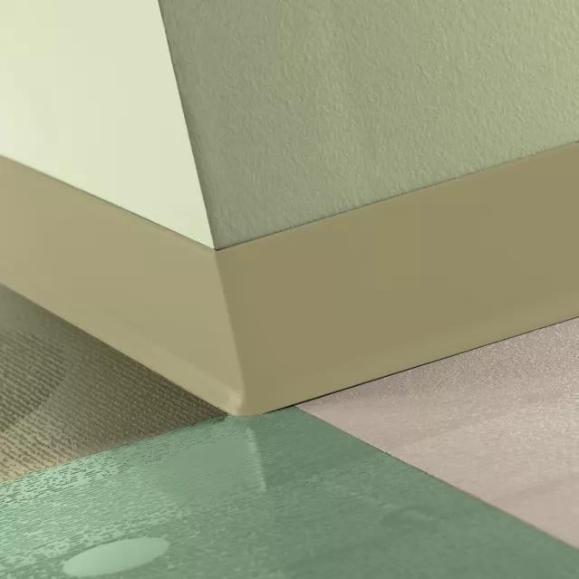 Tarkett / Johnsonite Traditional Duracove Rubber Wall Base DC151 Iguana 2.5" x 120' Roll by 1/8" Cove (with Toe)