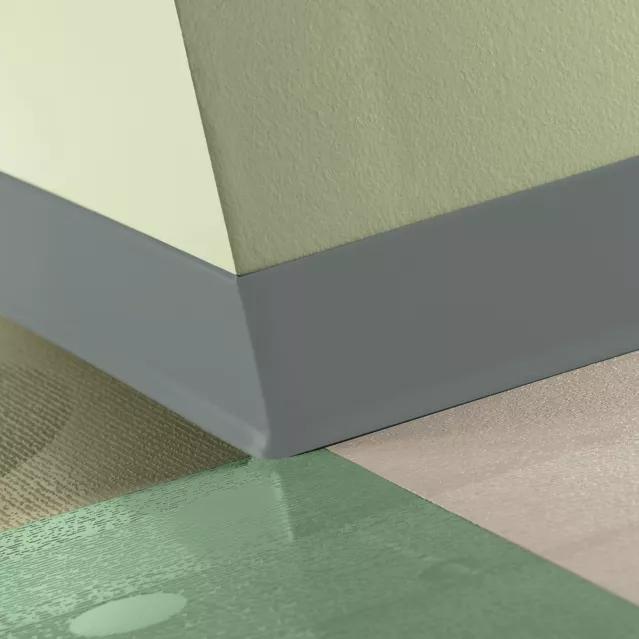Tarkett / Johnsonite Traditional Duracove Rubber Wall Base DC178 Ironstone 2.5" x 120' Roll by 1/8" Cove (with Toe)