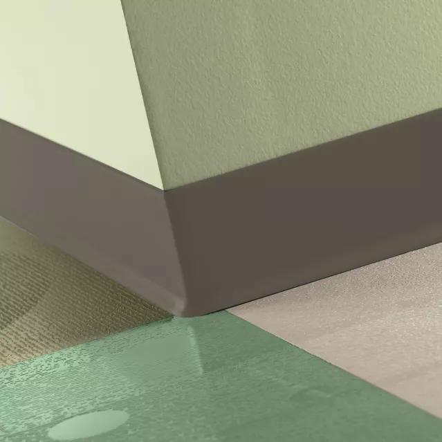 Tarkett / Johnsonite Traditional Duracove Rubber Wall Base DC264 Grounded 2.5" x 4' (30 Pcs. / Box) by 1/8" Cove (with Toe)