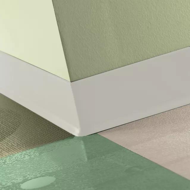 Tarkett / Johnsonite Traditional Duracove Rubber Wall Base DC27 Mist 2.5" x 120' Roll by 1/8" Cove (with Toe)