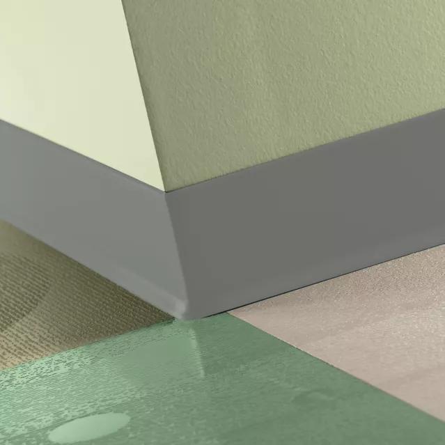 Tarkett / Johnsonite Traditional Duracove Rubber Wall Base DC282 Vaporize 2.5" x 120' Roll by 1/8" Cove (with Toe)